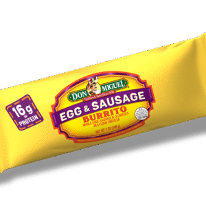 DON MIGUEL® Egg & Sausage with Three Cheeses Burrito