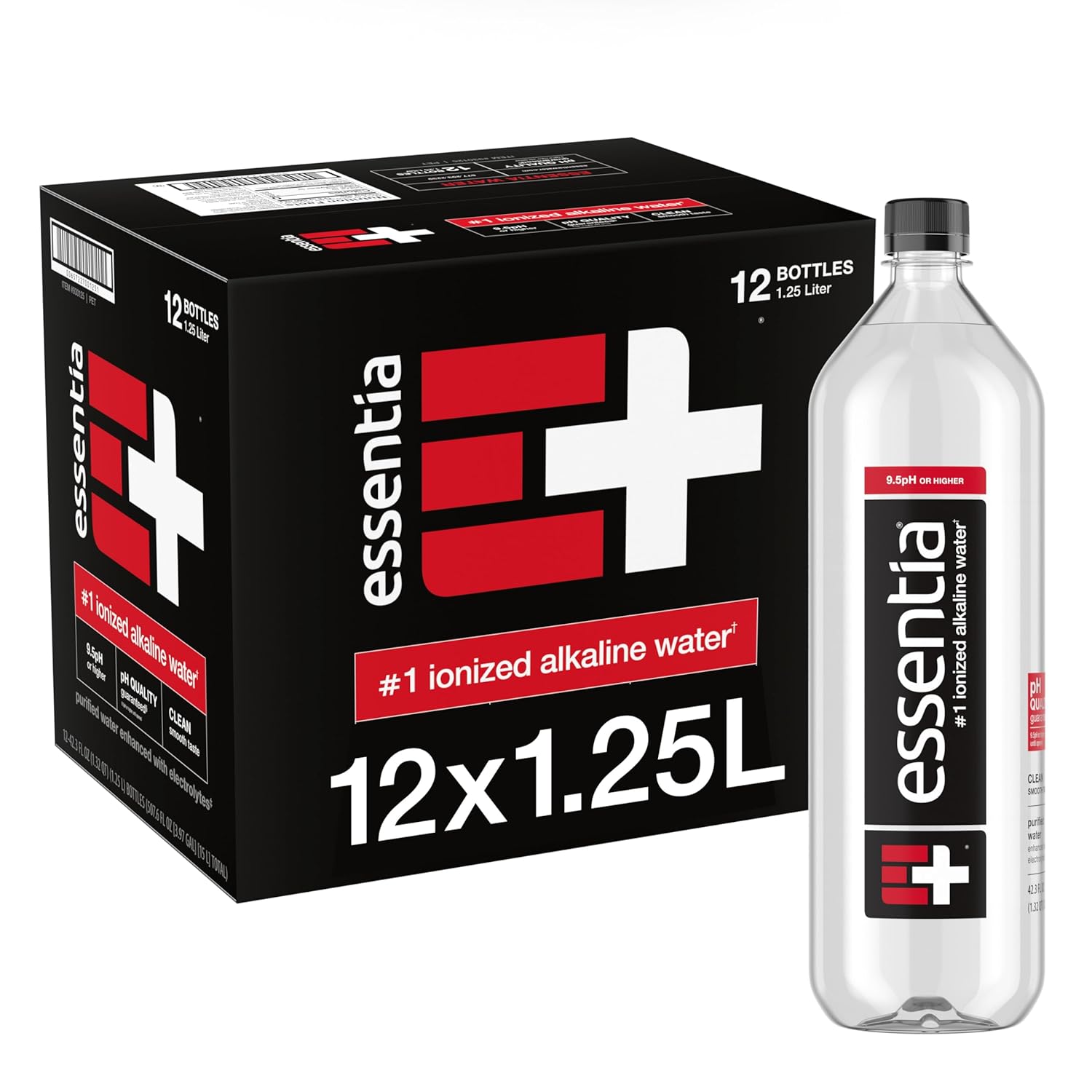 Essentia Water pH 9.5 Ionized Alkaline Water 1.25L
