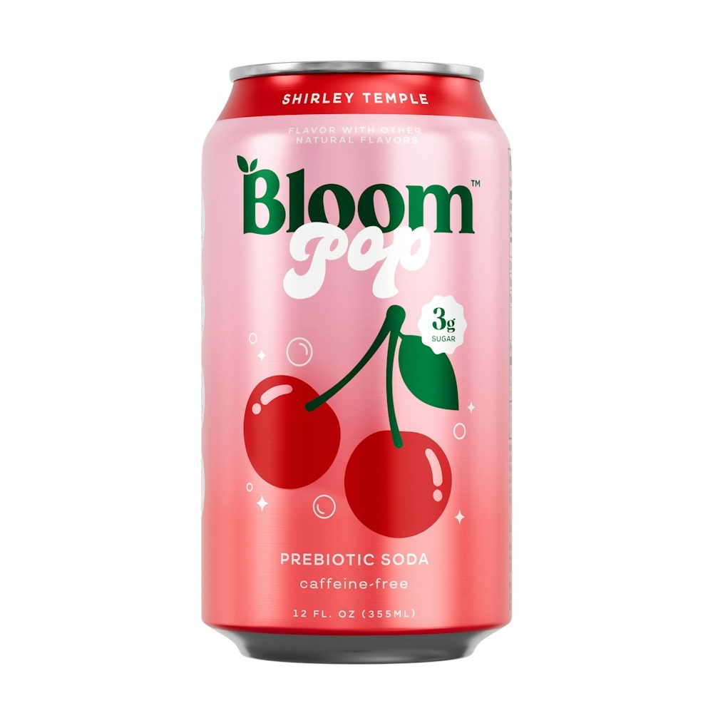 Bloom Pop Shirley Temple Prebiotic Soda 12.oz Can