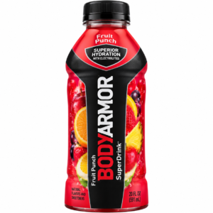 BodyArmor Fruit Punch Electrolyte Sports Drink Bottles 20 Fl Oz