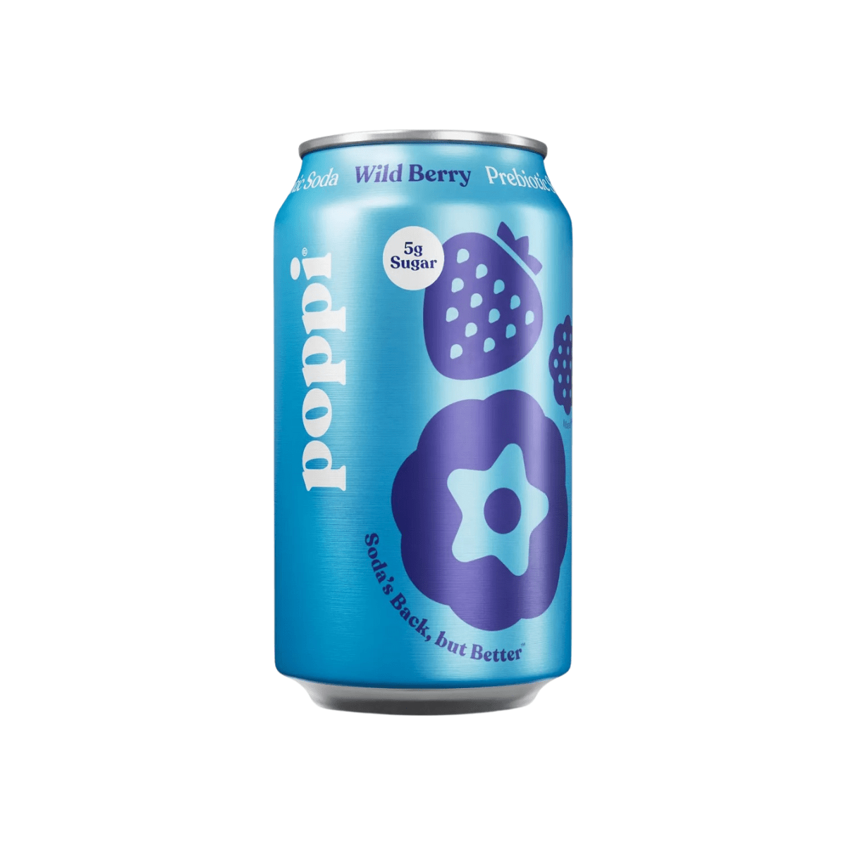 Poppi Wild Berry Prebiotic Soda - 12 Fl Oz Can