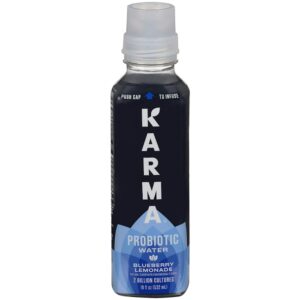 Karma Wellness Water Probiotic Blueberry Lemonade 18 Oz