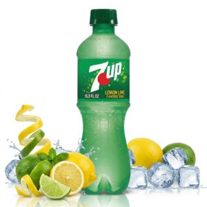7UP Lemon Lime Soda Bottle 16.9 Fl Oz